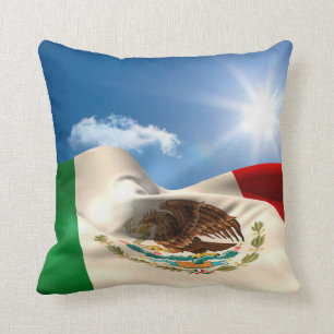 Cojín Decorativo Ondulación generada Digital de la bandera de