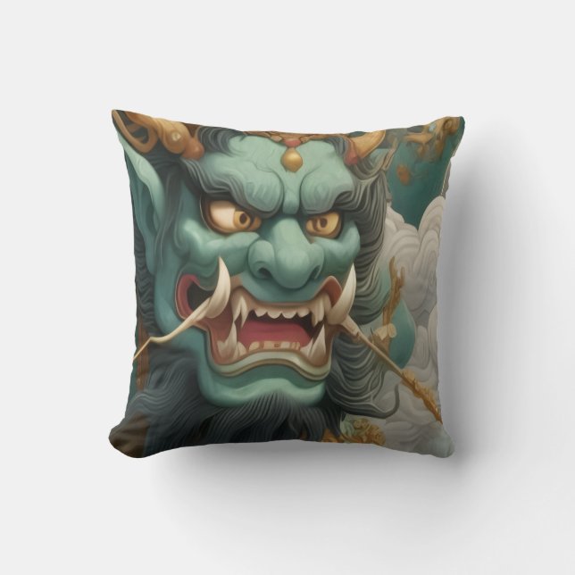 Cojín Decorativo Oni's Wrath Throw Pillow (Anverso)