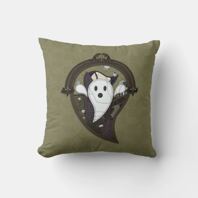 Cojín Decorativo Ooh the Ghost Pillow (Anverso)