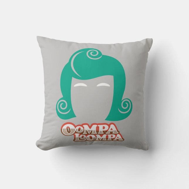 Cojín Decorativo Oompa Loompa Hair Graphic (Anverso)