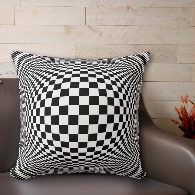 Cojín Decorativo Op Art (Op Art Throw Pillow)
