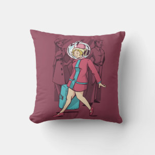 Cojín Decorativo Operador de vuelo retro