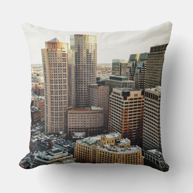 Cojín Decorativo Opinión de Boston (Anverso)