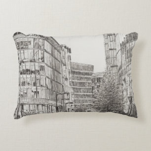 Cojín Decorativo Opinión de Manchester Deansgate de cafe.2010