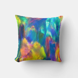 Cojín Decorativo Óptica arcoiris -