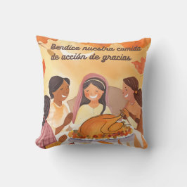 Cojín Decorativo oración de acción de gracias española