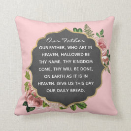 Cojín Decorativo Oración de nuestro padre - Pillow