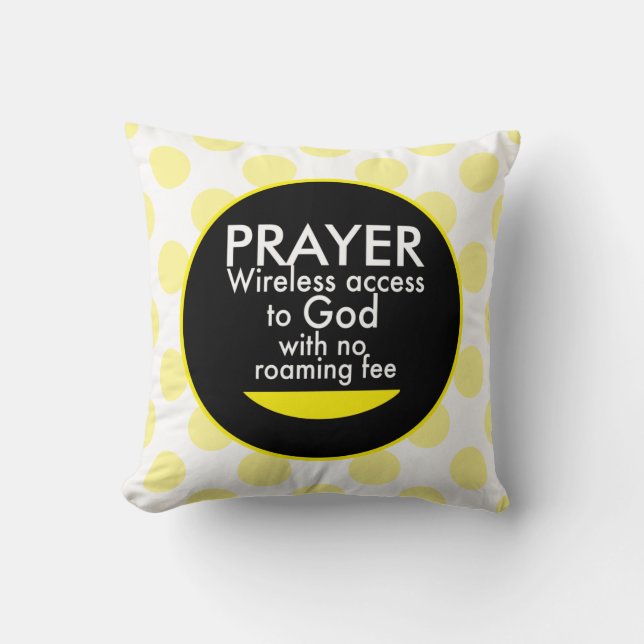 Cojín Decorativo Oración - Inalámbrico (Anverso)