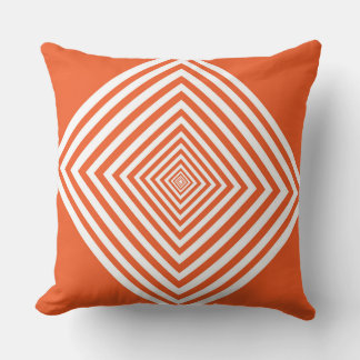 Cojín Decorativo Orange Diamond Shape