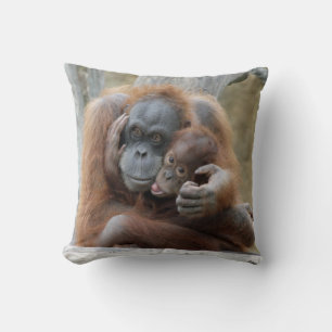 Cojín Decorativo Orangután 001
