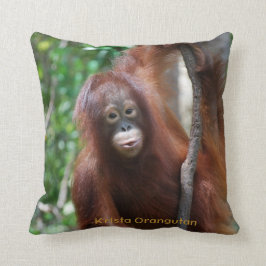 Cojín Decorativo Orangután de Krista