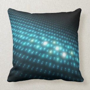 Cojín Decorativo Orbes azules 3D