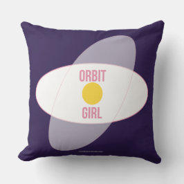 Cojín Decorativo Orbit Girl — 90s Maximalist Throw Pillow | Retro