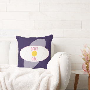 Cojín Decorativo Orbit Girl — Almohadón Maximalista de los 90 Ret