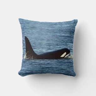 Cojín Decorativo Orca "Aquarius" Ballena Asesina Personalizable
