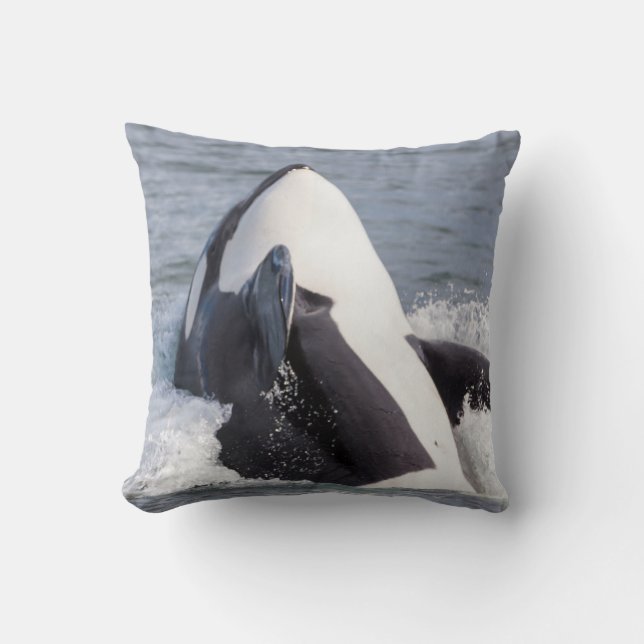 Cojín Decorativo Orca saltando (Anverso)