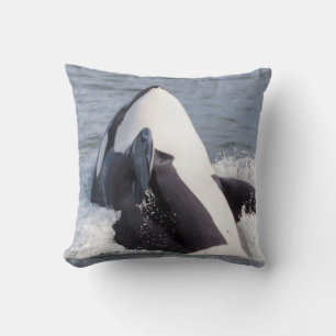Cojín Decorativo Orca saltando fuera del agua