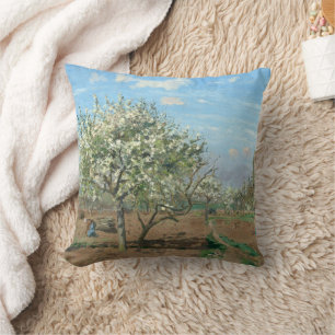 Cojín Decorativo Orchard en Bloom, Louveciennes Camille Pissarro
