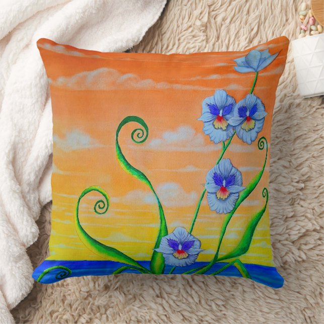 Cojín Decorativo Orchid Sunset (Manta)
