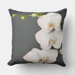 Cojín Decorativo Orchidaceae (orquídeas blancas)