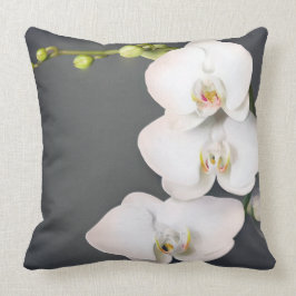 Cojín Decorativo Orchidaceae (orquídeas blancas)