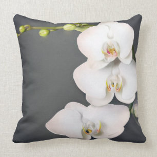Cojín Decorativo Orchidaceae (orquídeas blancas)