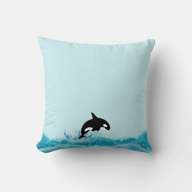 Cojín Decorativo Orcinus Orca (Anverso)