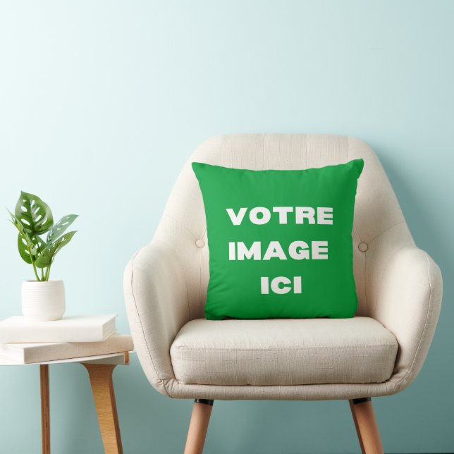 Cojín Decorativo Oreiller - Imagen virtual ici - personnalisée (Silla)
