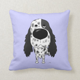 Cojín Decorativo Organismo inglés de la nariz grande