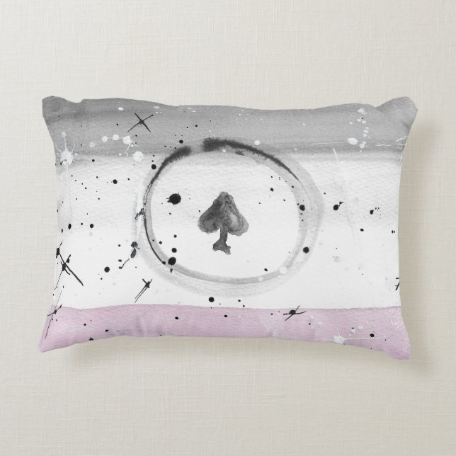Cojín Decorativo Orgullo asexual (As) de TROS (Reverso)