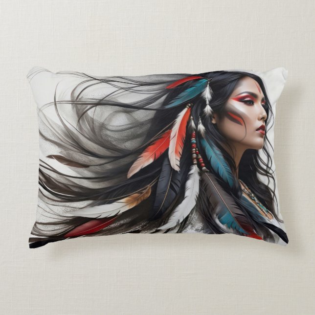 Cojín Decorativo Orgullo Cherokee 4 (Anverso)