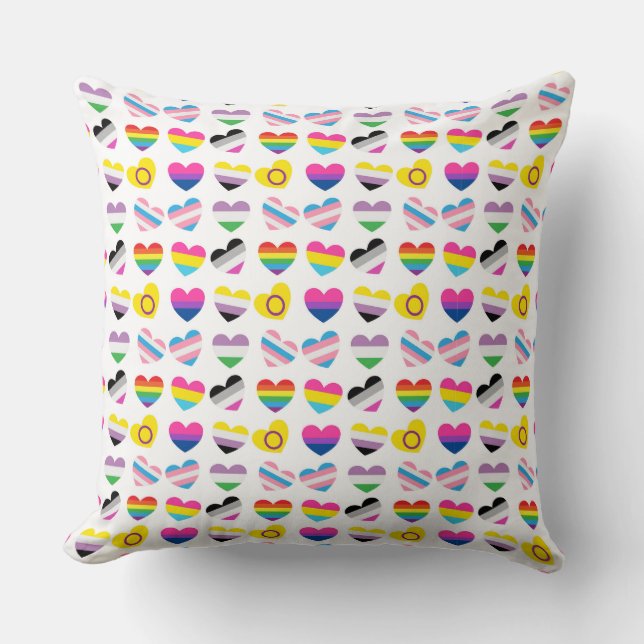 Cojín Decorativo Orgullo Corazón Pillow (Anverso)