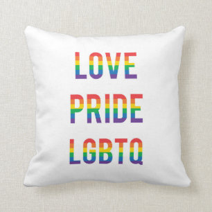 Cojín Decorativo Orgullo de amor LGBTQ