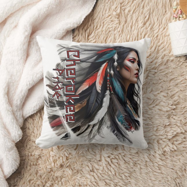 Cojín Decorativo Orgullo de Cherokee 4 (Manta)