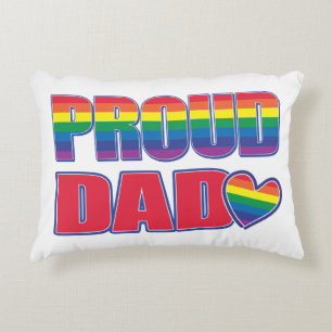 Cojín Decorativo Orgullo de papá - Orgullo Gay