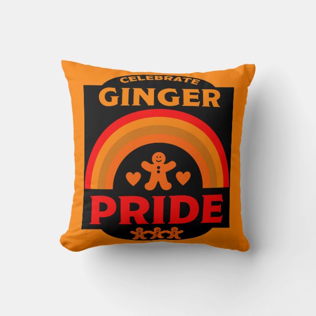 Cojín Decorativo Orgullo Ginger Haired (Anverso)