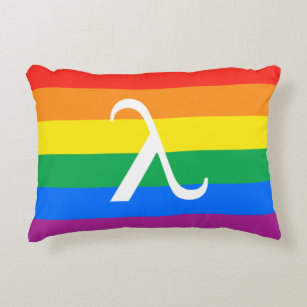 Cojín Decorativo Orgullo LGBT y activismo lambda