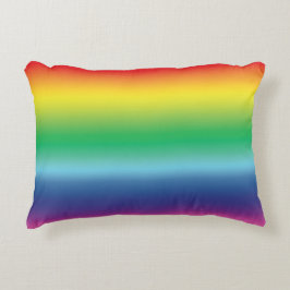 Cojín Decorativo Orgullo lgbtq lgbt arcoíris colores de la bandera 