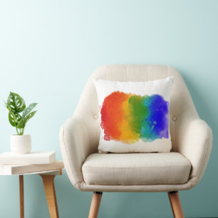 Cojín Decorativo Orgullo moderno de SlipperyJoe's salpicadura de en
