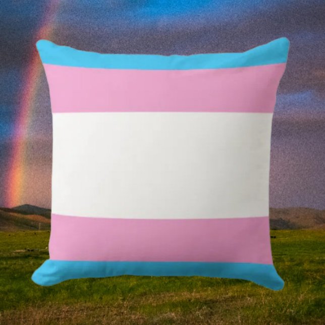 Cojín Decorativo Orgullo Trans Comodidad (Subido por el creador)