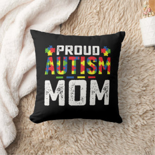 Cojín Decorativo Orgullosa Madre Autista Conciencia Familia Autista