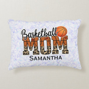 Cojín Decorativo Orgullosa madre del baloncesto - campeona del lado