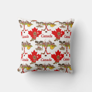 Cojín Decorativo Orgulloso castor canadiense