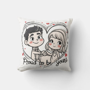 Cojín Decorativo Orgulloso de ser tuyo amor