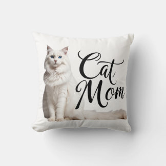 Cojín Decorativo Orgulloso Maine Coon Cat Mom Pillow III