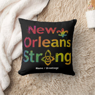 Cojín Decorativo Orgulloso NOLA Fuerte Nueva Orleans Inspira