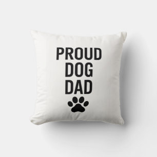 Cojín Decorativo Orgulloso papá de perro - Gracioso regalo de amant