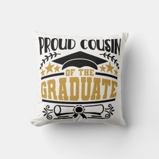 Cojín Decorativo Orgulloso Primo Del Graduado