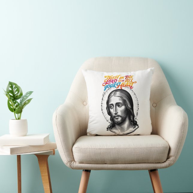 Cojín Decorativo Orientación divina: Confianza en el Señor (Silla)