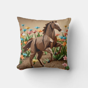 Cojín Decorativo Origami Animal Horse Comfy